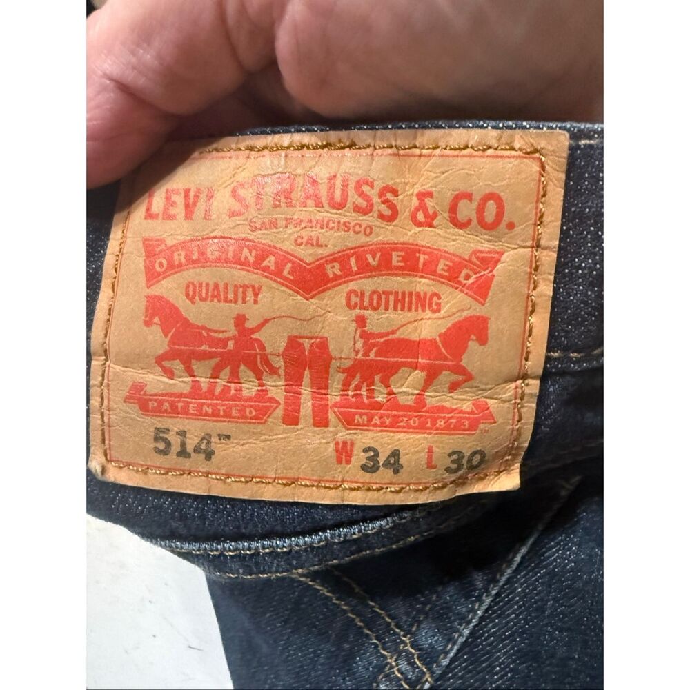 Levi Mens 514 Straight Fit Sz 34/30 - Picture 3 of 6